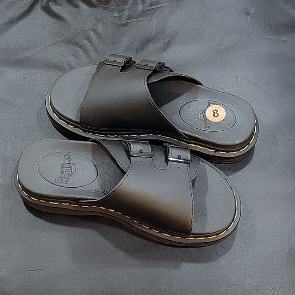 BRAND NEW Dr. MARTENS UNISEX DAX SLIDE HYDRO B SANDAL - Picture 9 of 16